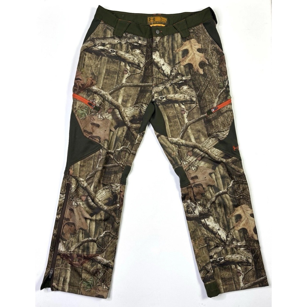 Under Armour Pants Mens 36x32 Camo Scent Control Realtree Hunting